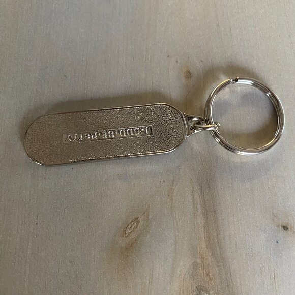 Richard Petty Driving Experience BE PETTY Souvenir Keychain Silver Tone nascar - Picture 4 of 6